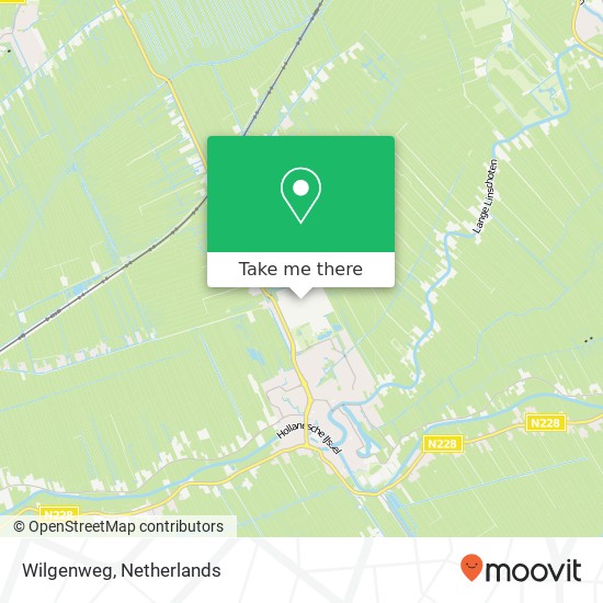 Wilgenweg map