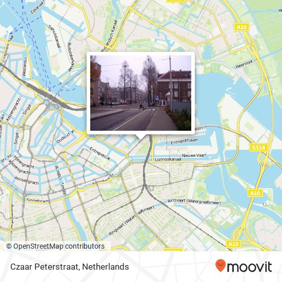 Czaar Peterstraat map