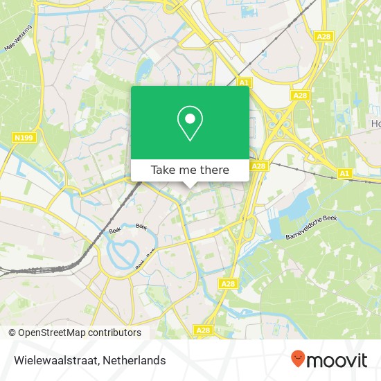 Wielewaalstraat map