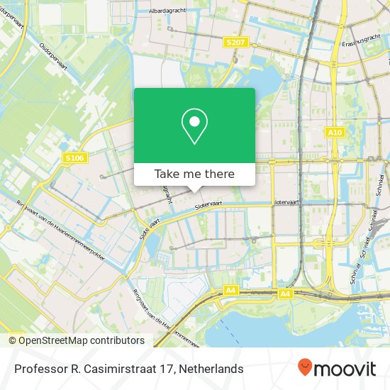 Professor R. Casimirstraat 17 map