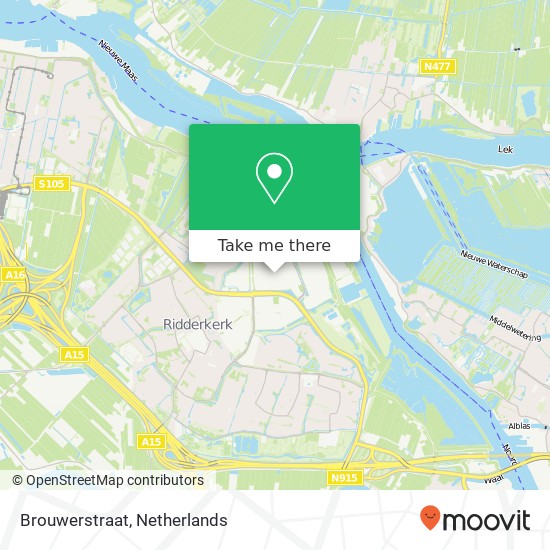 Brouwerstraat map