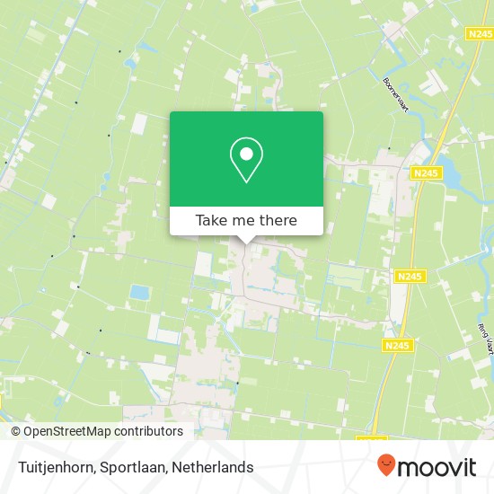 Tuitjenhorn, Sportlaan map