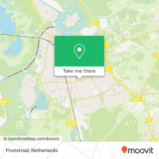 Poststraat map