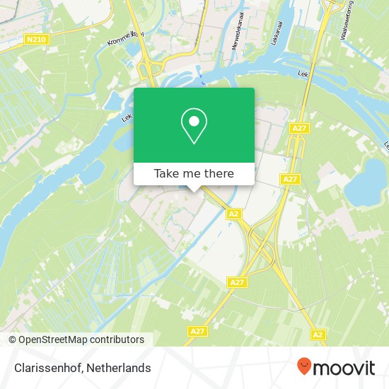 Clarissenhof map