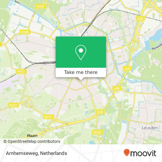 Arnhemseweg map