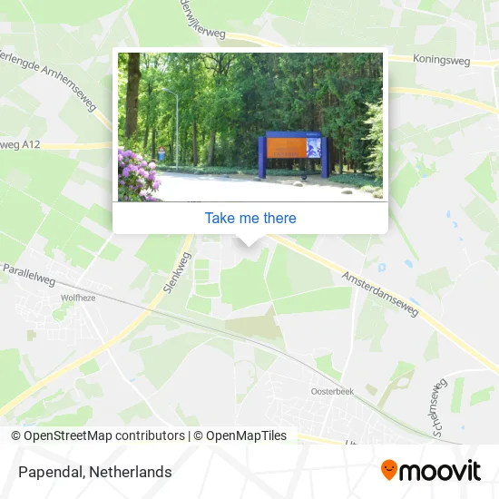 Papendal map