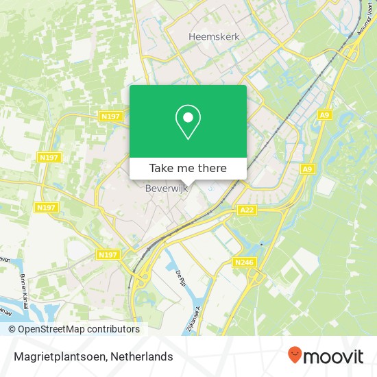 Magrietplantsoen map