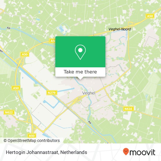 Hertogin Johannastraat map