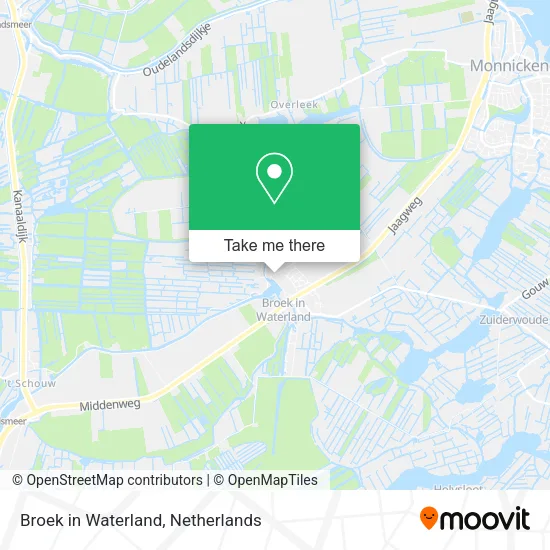 Broek in Waterland Karte