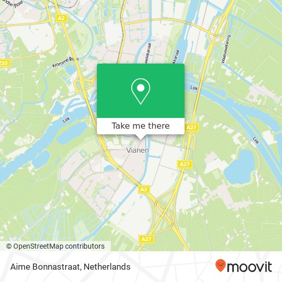Aime Bonnastraat map
