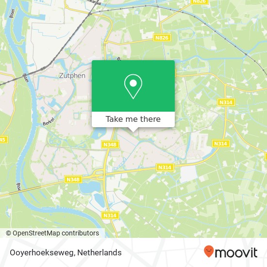Ooyerhoekseweg map