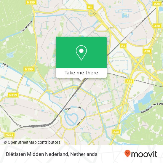 Diëtisten Midden Nederland map