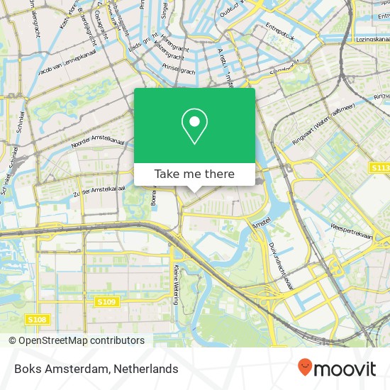 Boks Amsterdam Karte