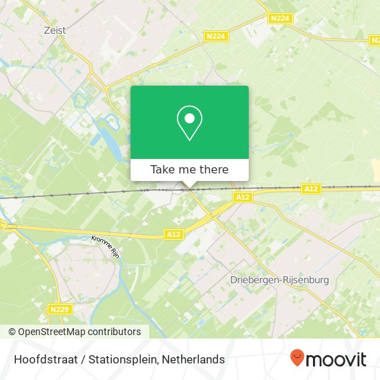 Hoofdstraat / Stationsplein map