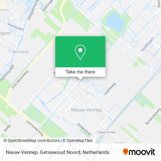 Nieuw-Vennep, Getsewoud Noord map