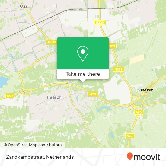 Zandkampstraat map