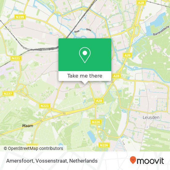 Amersfoort, Vossenstraat map