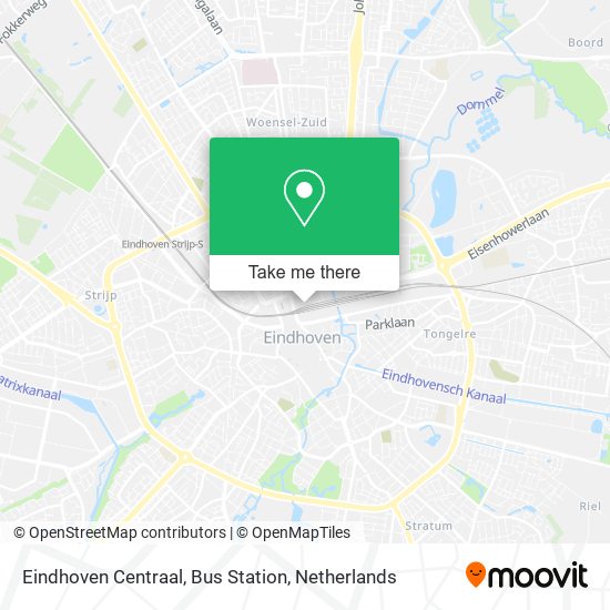 Eindhoven Centraal, Bus Station map