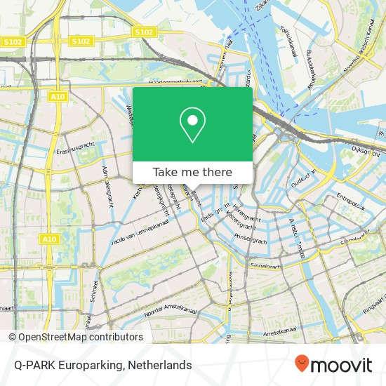 Q-PARK Europarking map