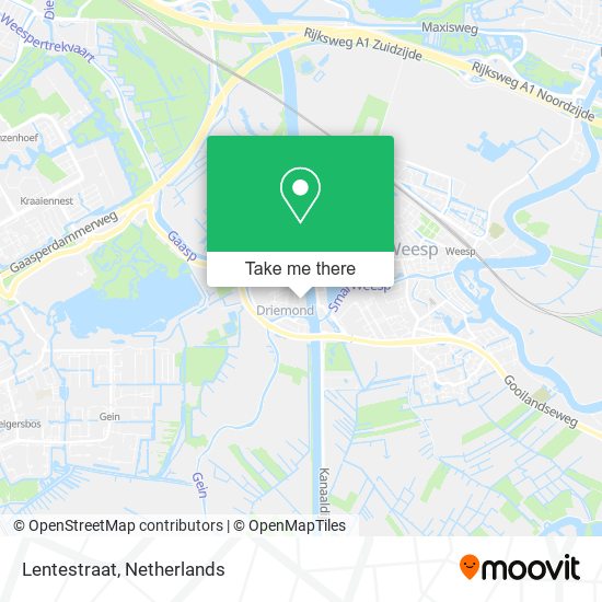 Lentestraat map