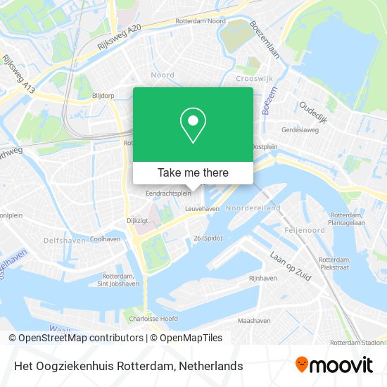 Het Oogziekenhuis Rotterdam map