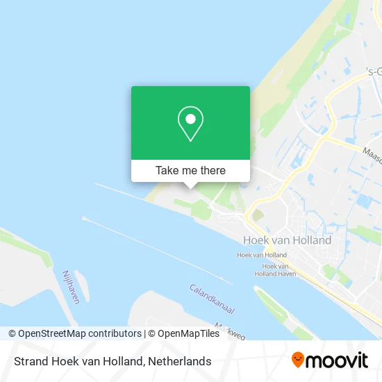 Strand Hoek van Holland map