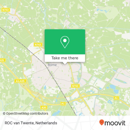 ROC van Twente map