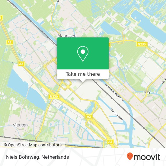 Niels Bohrweg map