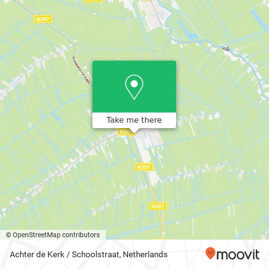 Achter de Kerk / Schoolstraat map