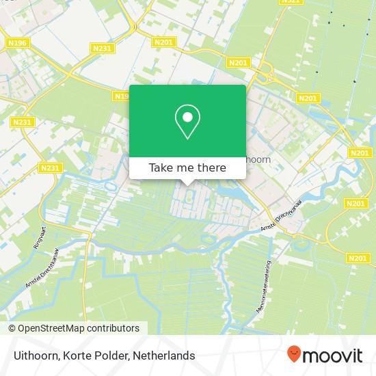 Uithoorn, Korte Polder map