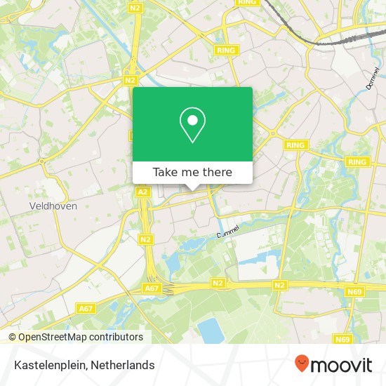 Kastelenplein map