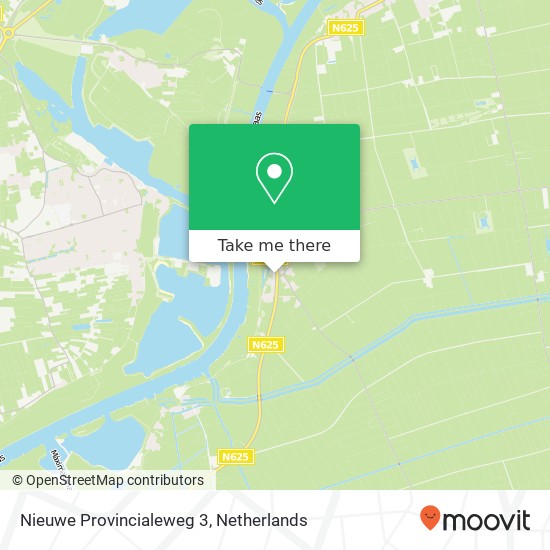 Nieuwe Provincialeweg 3 map