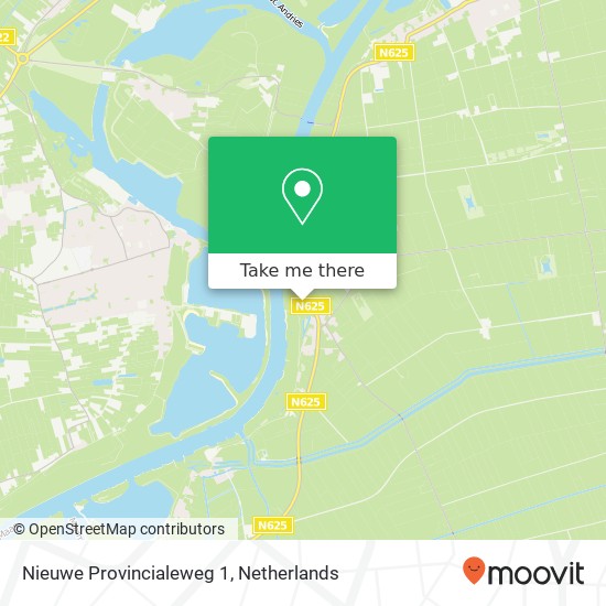 Nieuwe Provincialeweg 1 Karte