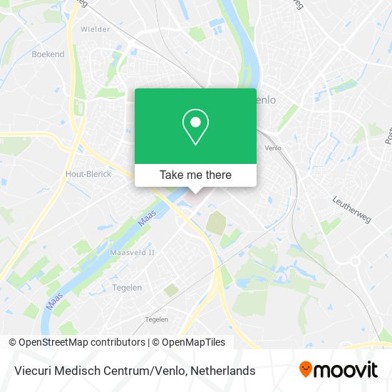 Viecuri Medisch Centrum/Venlo map