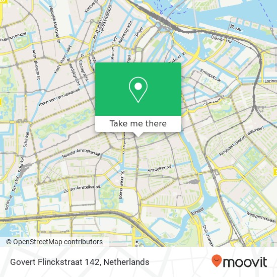 Govert Flinckstraat 142 map