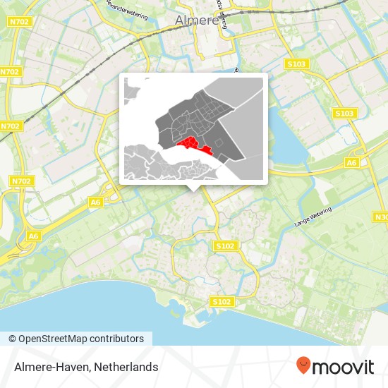 Almere-Haven map