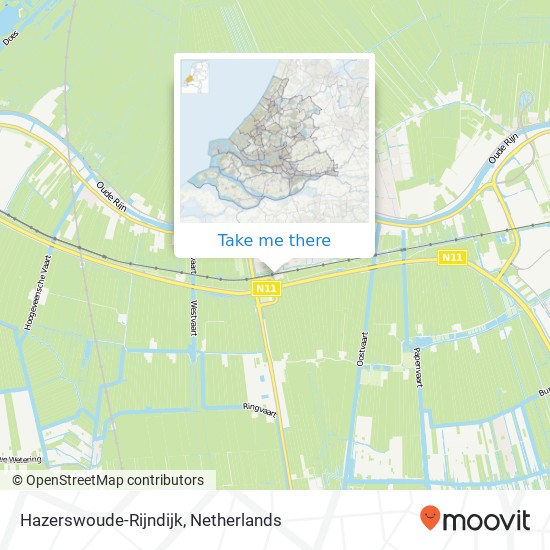 Hazerswoude-Rijndijk map