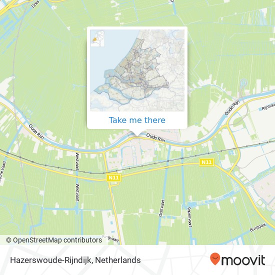 Hazerswoude-Rijndijk map