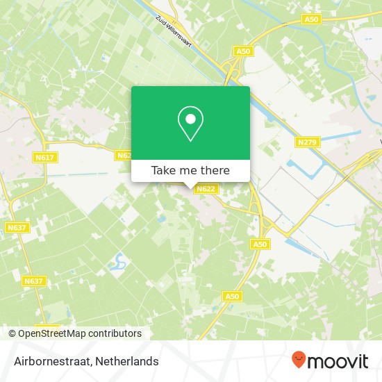 Airbornestraat map