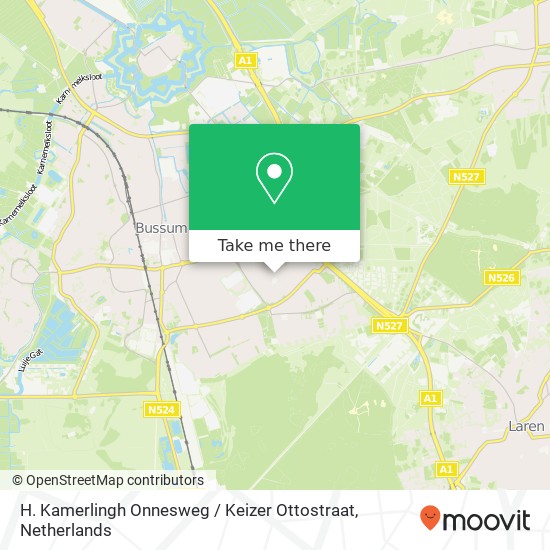 H. Kamerlingh Onnesweg / Keizer Ottostraat map