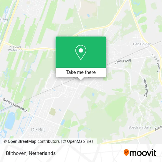 Bilthoven map