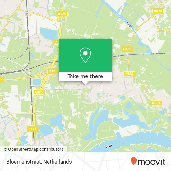 Bloemenstraat map