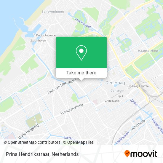 Prins Hendrikstraat map