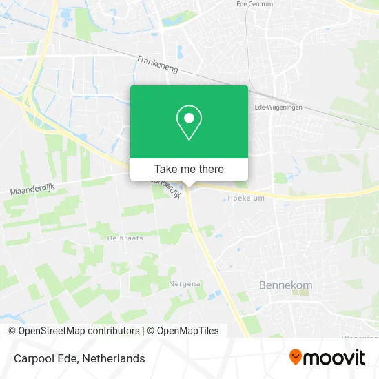 Carpool Ede map