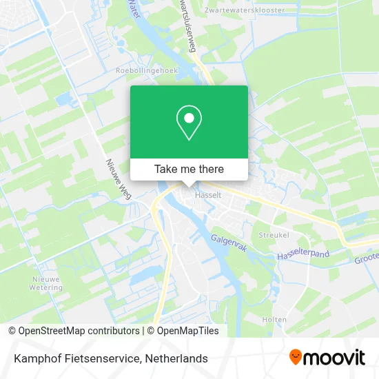 Kamphof Fietsenservice map