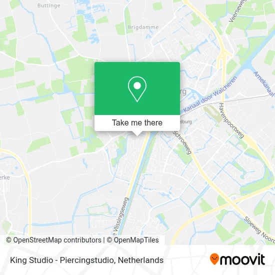 King Studio - Piercingstudio map
