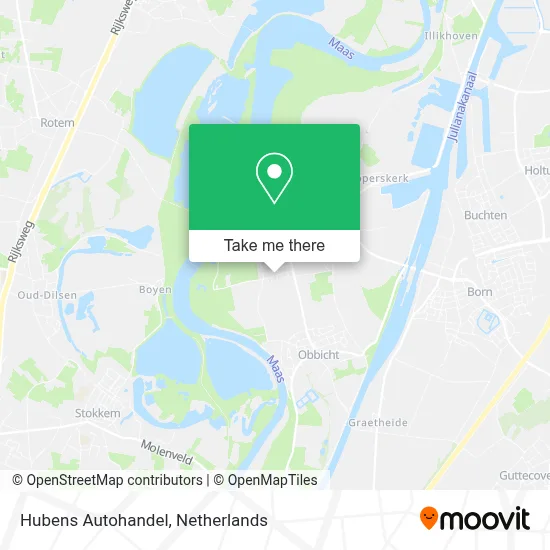 Hubens Autohandel map