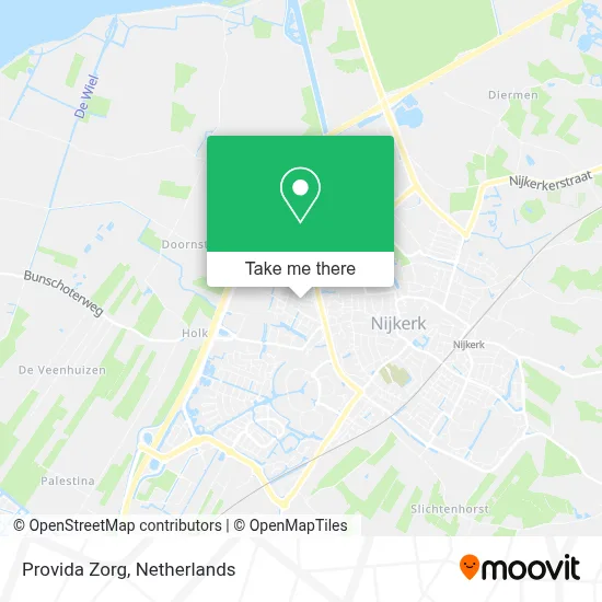 Provida Zorg map
