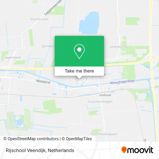 Rijschool Veendijk map