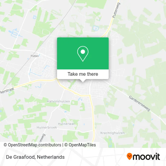 De Graafood map